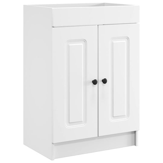 vidaXL Πάγκος με Νιπτήρα Μ78.5xΒ37.5xΥ81cm Λευκό