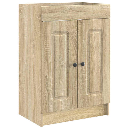 vidaXL Pangă Cu Lavoar M78.5xL37.5xÎ81cm Stejar Sonoma