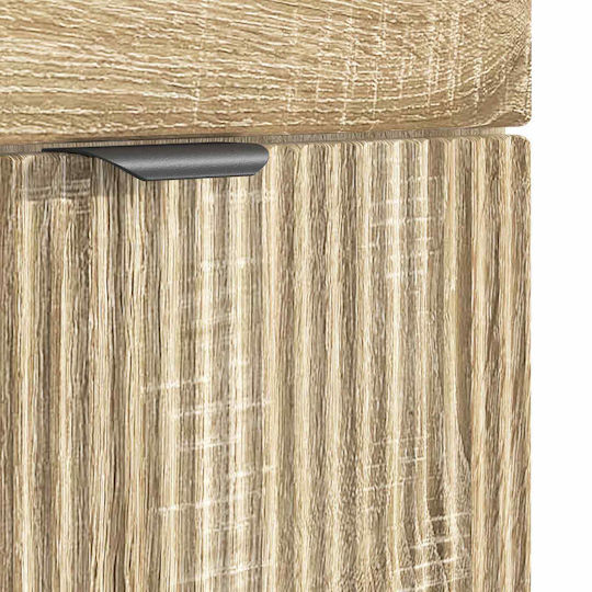 vidaXL Πάγκος με Νιπτήρα Μ78.5xΒ37.5xΥ81cm Sonoma Δρυς