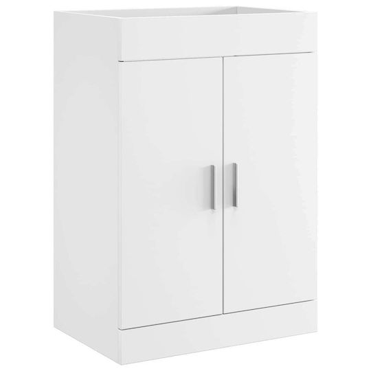vidaXL Πάγκος με Νιπτήρα Μ61xΒ40xΥ84.5cm Λευκό