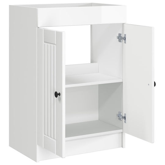 vidaXL Πάγκος χωρίς Νιπτήρα Μ78.5xΒ37.5xΥ81cm Λευκό