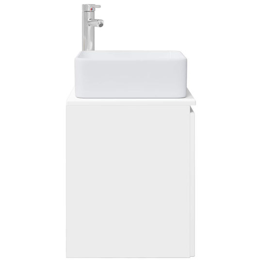 vidaXL Плот Без Мивка 53x35x63 см Бял