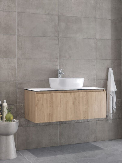 Royal Sevilla 100 Walnuss 101x46x35cm Waschtisch-Einheit mit Aufsatzwaschbecken Royal Sevilla 100 Walnuss 101x46x35cm Waschtisch-Einheit mit Aufsatzwaschbecken