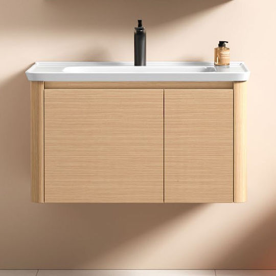 Martin Πάγκος με Νιπτήρα Μ60xΒ46xΥ43cm Golden Wood