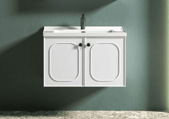 Martin Πάγκος χωρίς Νιπτήρα Μ70xΒ49xΥ43cm White