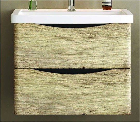 Gloria Set-0281 Badezimmer Waschtisch-Einheit Beige