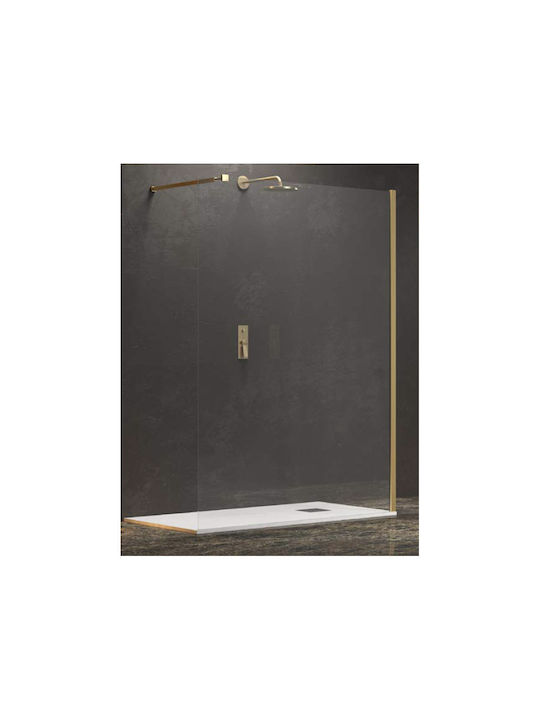 Karag Walkin 1 Partea fixă Duș 90x200cm Sticlă transparentă Oro