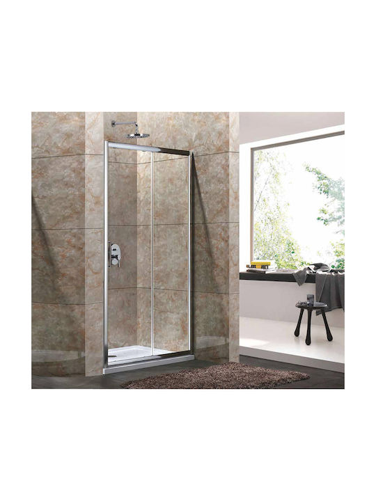 Aquarelle Oia 70 Shower Screen for Shower with Sliding Door 70x180cm Clear Glass