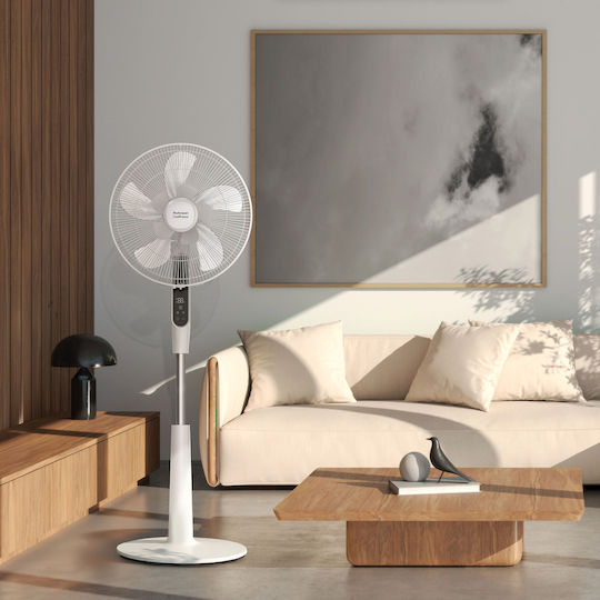 Rohnson Pedestal Fan 56W 40cm Diameter with Remote Control