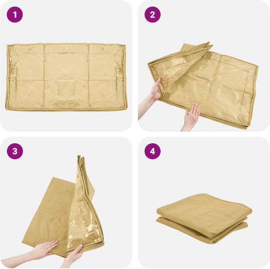 vidaXL Clothes Storage Box 43x34x23cm 2 Pieces