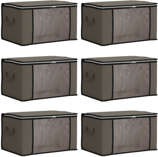 vidaXL Clothing Storage Box 43x34x23cm 6 Pieces