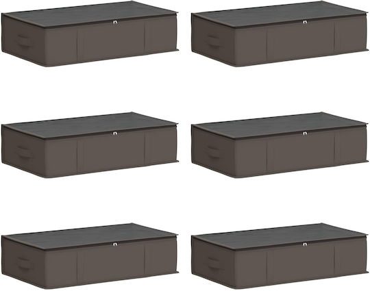 vidaXL Clothes Storage Box 70x40x18cm 6 Pieces