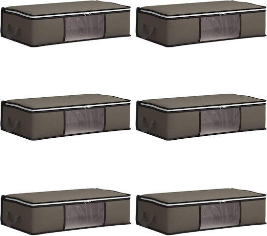 vidaXL Clothes Storage Box 70x40x18cm 6 Pieces