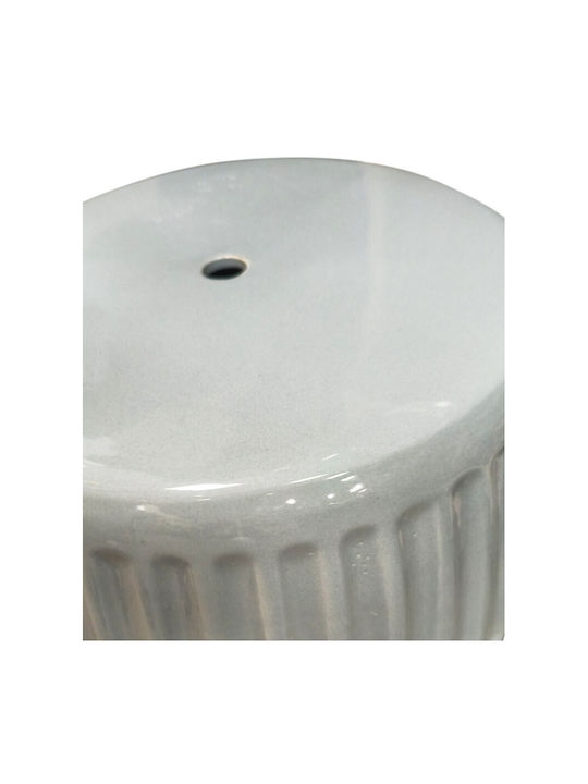 Rundes Beistelltisch Mod Celadon Grün M33xL33xH43cm