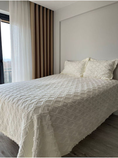 SteweHome Bettlaken Set Super-Doppel 4 Stück 240x250cm Ecru