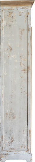 Βιβλιοθήκη Alcott Λευκή 120x45x210εκ.