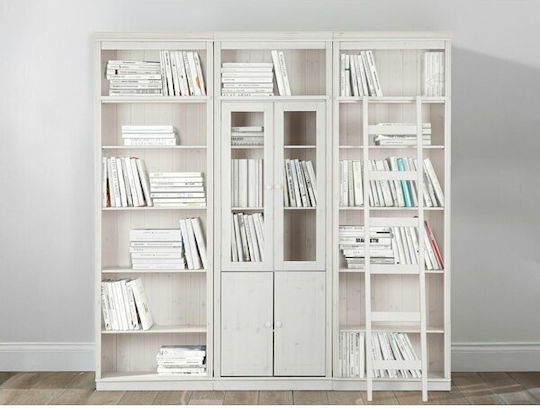 Saltoro Bookcase White Pine 222x34x223cm Saltoro Bookcase White Pine 222x34x223cm