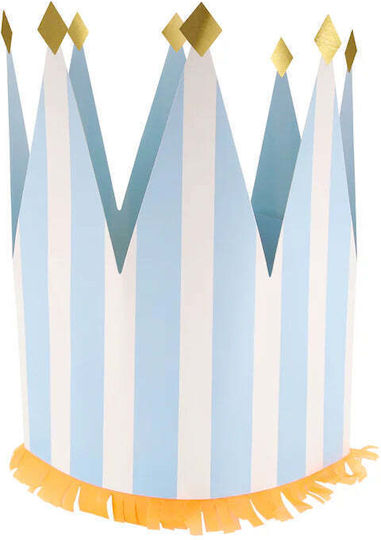 Party Hats Children's Party Crown Striped 8 Pieces
