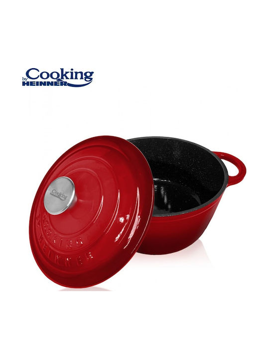 Heinner Гастра Кръгла Чугунена 26x12см 4.8л