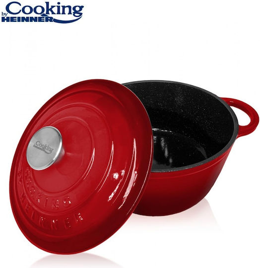 Heinner Gastră Rotundă din Fontă 26x12cm 4.8l