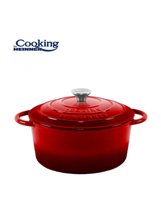 Heinner Гастра Кръгла Чугунена 26x12см 4.8л