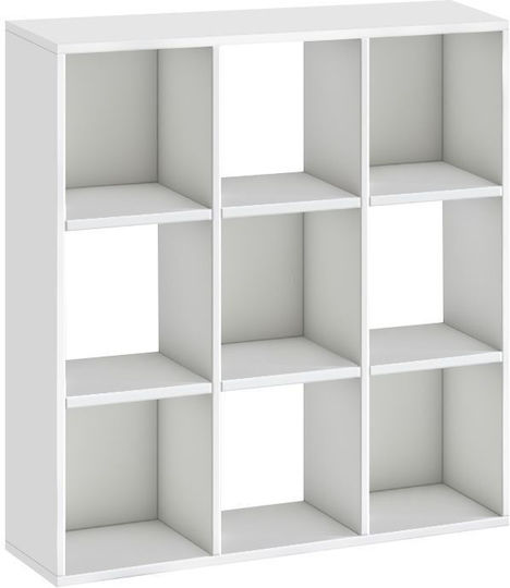 Етажерка Cube Бяла 90x30x90см