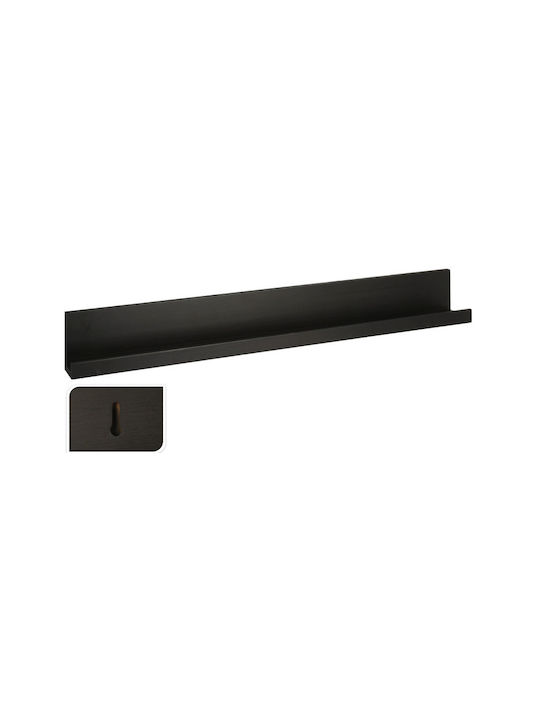 Raft Perete Negru 58x6x6.8cm