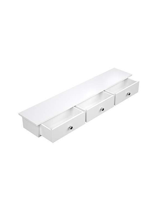 Raft De Perete Alb 80x15x10cm