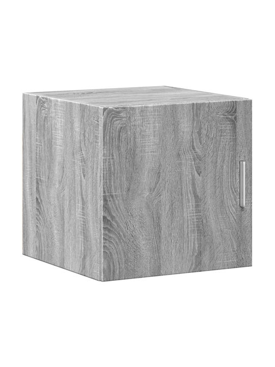 Hängendes Wohnzimmer Nische aus Spanplatte Grau 40x42.5x40cm