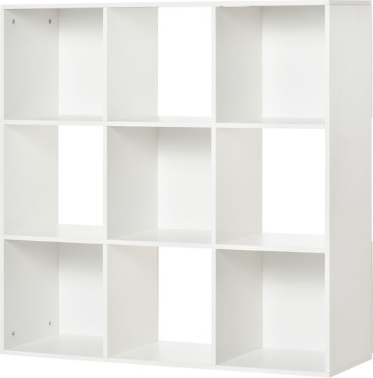 Βιβλιοθήκη Λευκή 91.5x29.5x91.5εκ. 833-422WT