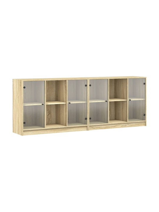 Sonoma Beech Bookcase 204x37x75cm