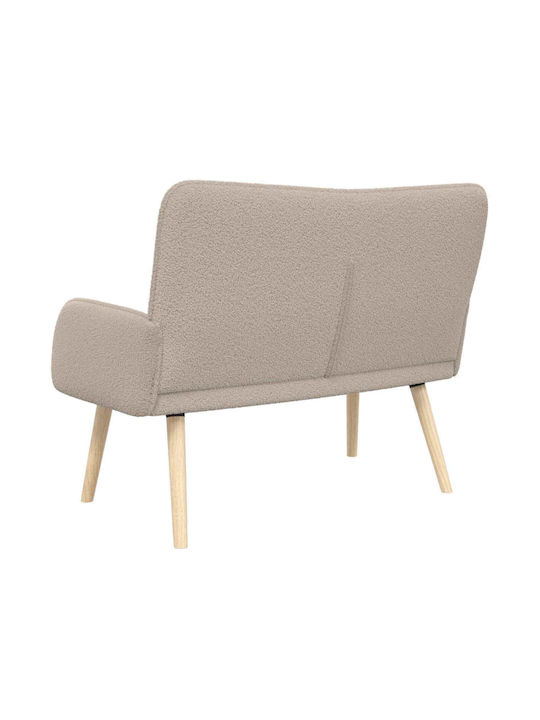 Doppelsitzer Sofa Offenes Grau 115x61x87cm