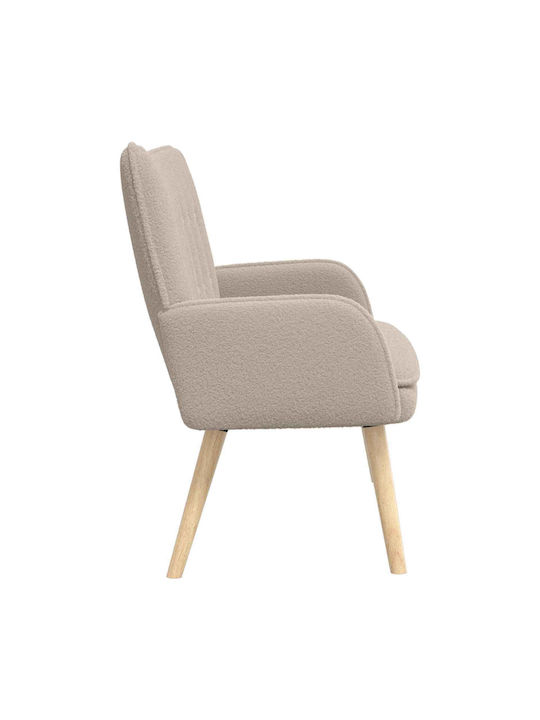 Doppelsitzer Sofa Offenes Grau 115x61x87cm