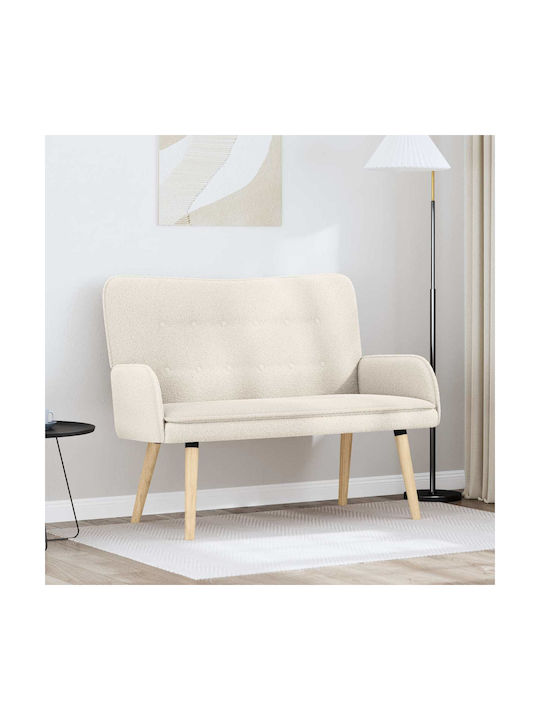 Двуместен Диван Крем 115x61x87см