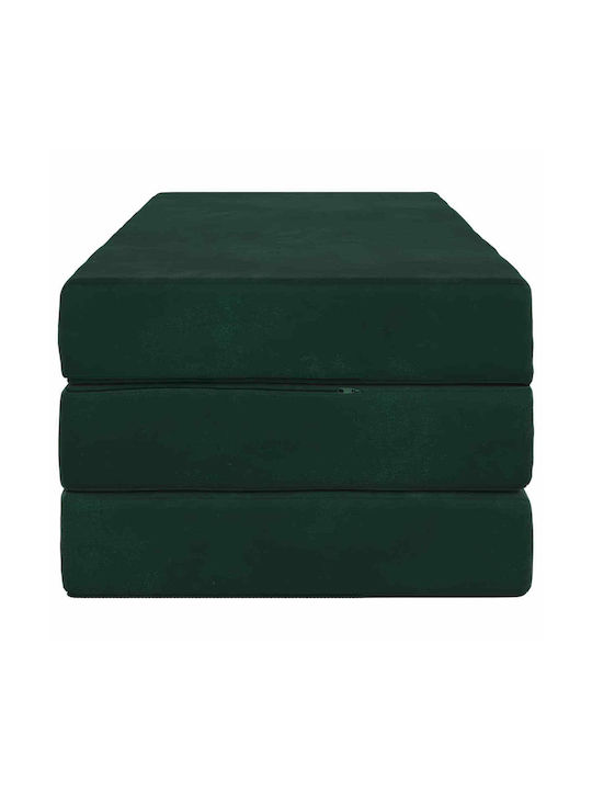 Canapea Cu Două Locuri Pat Verde Închis 120x67x45cm