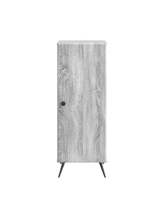 Bufet Din Lemn cu Sertare Gri 33x34.5x90cm