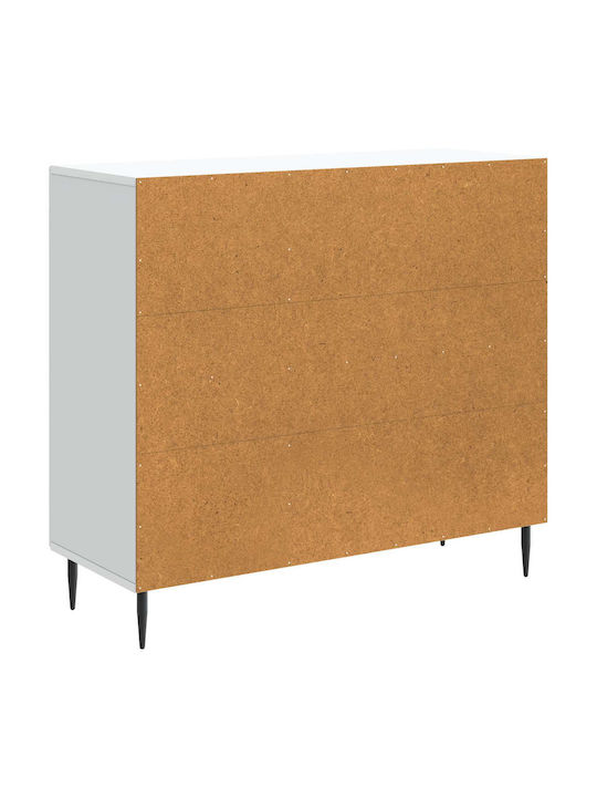 Bufet Din Lemn Alb 89x34.5x80cm