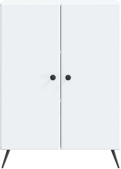 Μπουφές Ξύλινος Λευκό 66x34.5x90cm