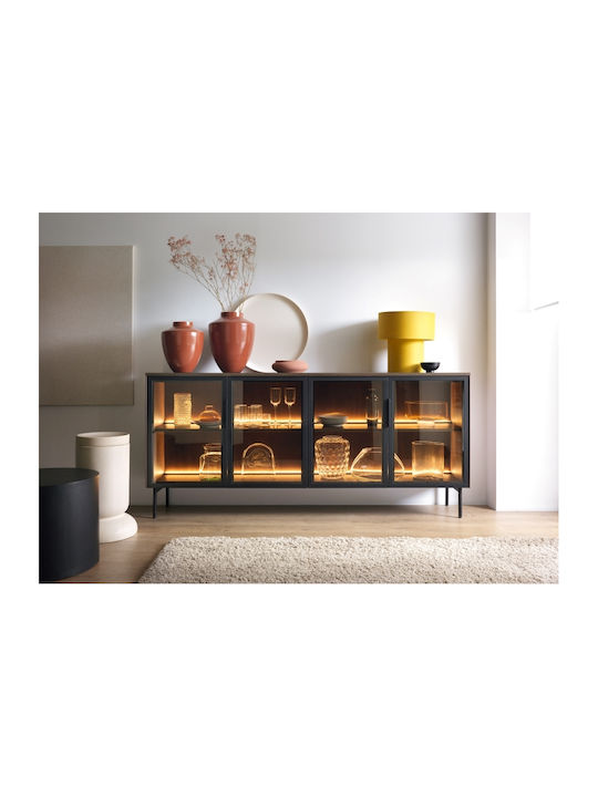 Μπουφές Lumi Walnut 181x39x82cm