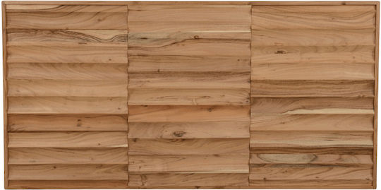 Polihome Wooden Brown Bed Headboard 140x80cm