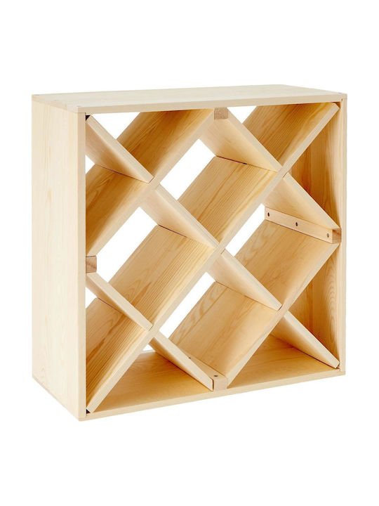 Zeller Freistehend Weinkeller Grün 52x25x52εκ.