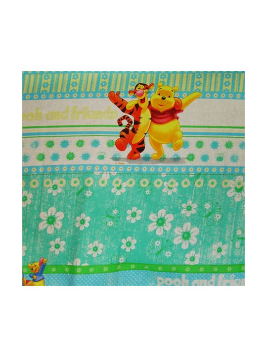 Disney Kinder Vorhang Honeybay 41 Green mit Trägern Grün 140x290cm