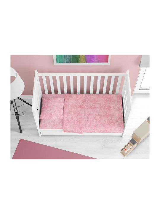 Dimcol Πάπλωμα Κούνιας Ροζ Pink 120x160cm