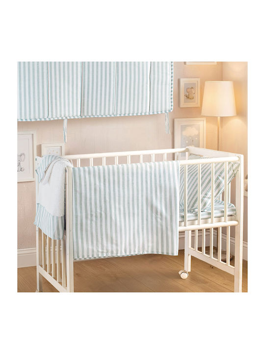 Rythmos Cot Duvet Green 110x150cm