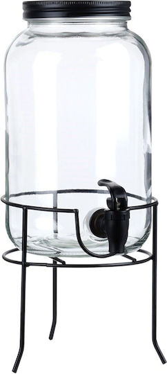 Vilde Glass Beverage Dispenser with Spigot 3.2lt