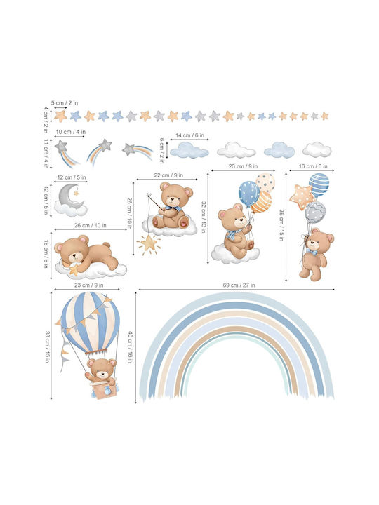Kinder Wandsticker Dekorative Wandsticker Decalmile