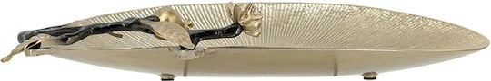 Artekko Noble Decorative Platter Metallic Gold 43.2x26.7x7.6cm