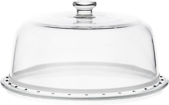 Borgonovo Palladio Cake Stand Transparent 31x31x15cm