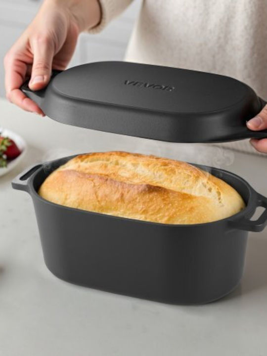 Vevor Oval Cast Iron Dutch Oven 3.3lt