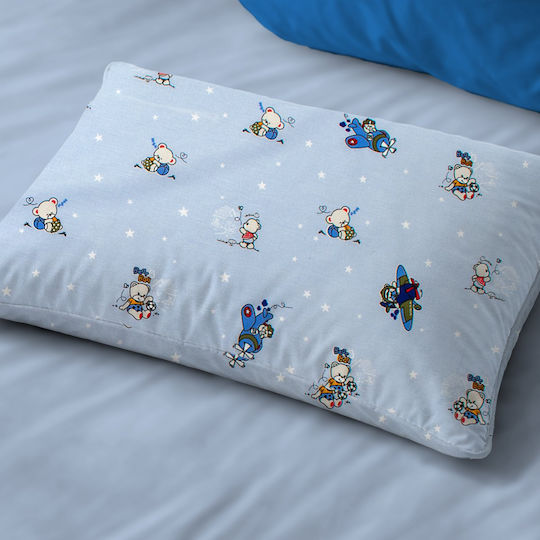 Dimcol Детски Калъф За Възглавница Sky Blue 45x35см